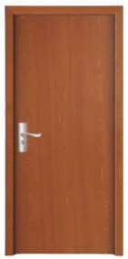 Usa Interior din MDF Novo Doors ND81, Cadru din Lemn Masiv, KIT COMPLET, Toc , Manere si balamale incluse (Culoare: Alb, Toc: Fix, Maner: Patrat