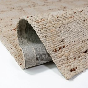 Covor în culoare naturală țesut manual din amestesc de lână 160x230 cm Rova Blend – Flair Rugs