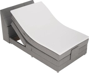 Pat electric reglabil, cu arcuri, gri, 120x200, GERONA NEW
