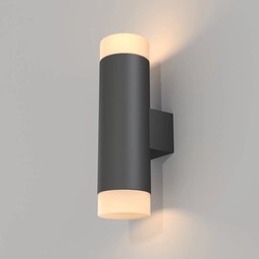 Aplica LED de perete design tehnic Kilt negru