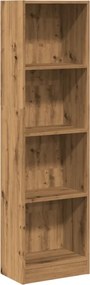 vidaXL Bibliotecă, stejar artizanal, 40x24x143 cm, lemn prelucrat