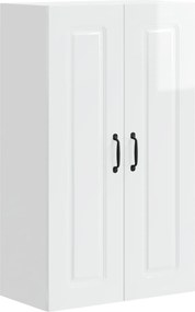 vidaXL Dulap de bucătărie Kalmar Alb lucios 60 x 31 x 100 cm