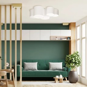 Plafonieră MONA 5xE27/15W/230V albă