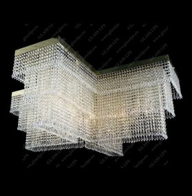 Plafoniera cristal Bohemia 120x120cm, L15 654/20/6