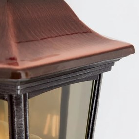 Aplica de perete exterior stil clasic IP44 Hermine AL 11K/82515/A schwarz-silber OR