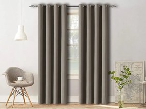 Draperie OXFORD 140x270 cm, gri-maroniu Agatat: Rejansa