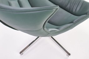 Fotoliu tapitat Luxor verde - H 96 cm