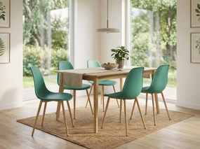 Scaun de masa Culoare Verde, OSAKA