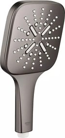 Para de dus Grohe Rainshower SmartActive 130 Cube 3 functii antracit lucios Hard Graphite