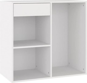 vidaXL Dulap de cosmetice, alb, 80x40x75 cm, lemn prelucrat