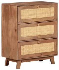 vidaXL Servantă, 61x35x76 cm, lemn masiv de mango