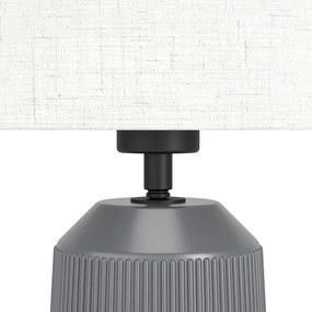 Lampă de masă Eglo 900824 CAPALBIO 1xE27/40W/230V gri