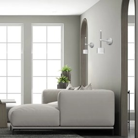 Lampă de perete ARENA 1xGX53/11W/230V albă/crom