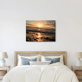 Tablou - Apus de soare, ocean (70x50 cm)