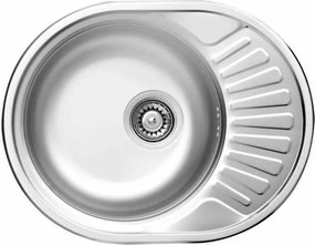 Chiuveta Deante Twist inox satinat 58x45 cm