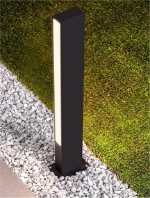 Stalp negru de exterior LED IP65 Stor H-60cm