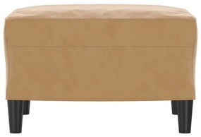 Taburet, maro, 60x50x41 cm, catifea Maro, 60 x 50 x 41 cm