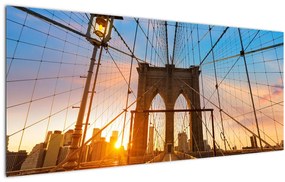 Tablou - Podul Brooklyn, Manhattan, New York (120x50 cm)