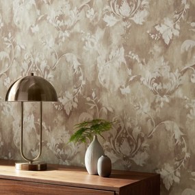 Tapet Ornamenta, Sand Neutral Luxury Damask, 1838 Wallcoverings, 5.3mp / rola