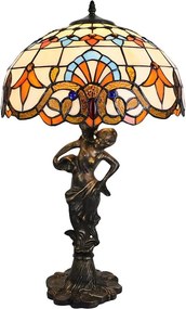 Brilagi - Lampă de masă Tiffany din vitralii MIRABELLA 1xE27/60W/230V