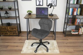 OFERTA Scaun de birou gri NOTO VELVET II. calitate