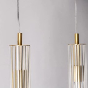Lustra cu 4 pendule design modern ARIA alama periata