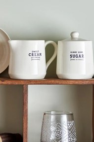 Set ceramic pentru lapte și zahăr, alb – Wendy