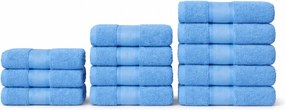 Set 12 Prosoape 100% Bumbac – Ușoare &amp; Absorbante, Ideale pentru Uz Zilnic