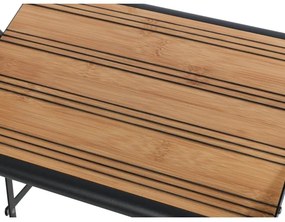 WENKO 50482100 - Scăriță din aluminiu ALU-DESIGN 44x101 cm, negru