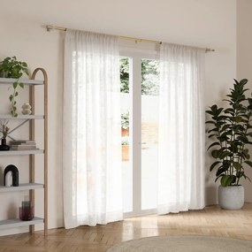 Galerie de perdea auriu mat extensibilă din oțel 107 - 305 cm Flute – Umbra