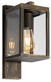 Lămpă de perete exterioară vintage auriu antic IP44 - Charlois