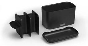 Suport pentru periuța de dinți negru din plastic EasyStore – Joseph Joseph