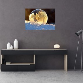 Tablou pe sticlă cu bulină înghețată (70x50 cm)