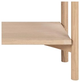 Bibliotecă în culoare naturală cu aspect de lemn de stejar 169x88x30 cm Braidwood – Actona