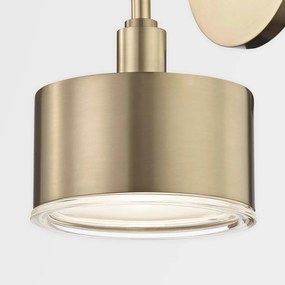 Aplica de perete design modern NORA, alama antichizata