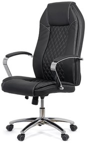 Scaun Directorial OFF 313 Negru – rezistent până la 150 Kg, ergonomic, cu șezut pe arcuri