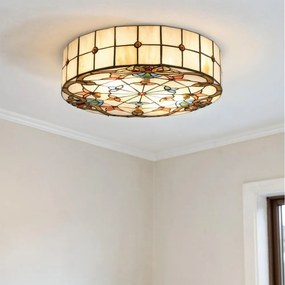 BRILAGI - Plafonieră Tiffany cu vitralii MIRABELLA 2xE27/60W/230V Ø 40 cm