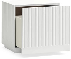 Noptieră albă Doric – Teulat