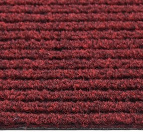 Covor traversa de captare murdarie, rosu bordo, 100x350 cm Rosu bordo, 100 x 350 cm