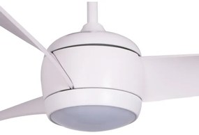 Ventilator LED de tavan Lucci air 512911 AIRFUSION LED/20W/230V lemn/alb + telecomandă