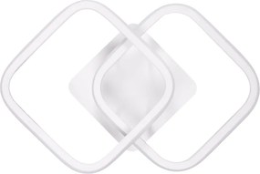 Aplica LED Erste Aria 28W 3CCT Alb Mat, Design Modern Curbat 330x260x90mm, Lumina Reglabila din Intrerupator pentru Living, Hol sau Dormitor