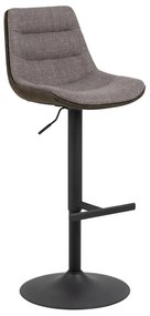Scaun de bar gri cu înălțime ajustabilă (înălțime șezut 86 cm) Adisa – Actona
