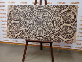 Tablou Mandala cu model natural abstract