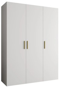 Dulap de haine 150 cm Borry 1 (alb + Auriu). 1125760