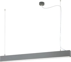 Lustra liniara aplicata/ suspendata LED CCT PALKKI 113cm, argintiu