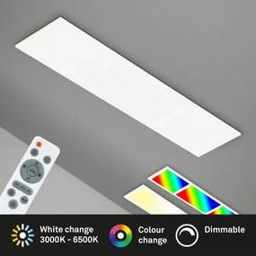Plafonieră RGBW dimabilă Briloner 7388-016 LED/24W/230V + telecomandă