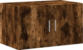 vidaXL Dulap de perete, stejar fumuriu, 70x42,5x40 cm, lemn compozit