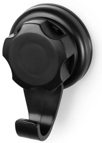 Set 2 cârlige autoadezive de perete Compactor Bestlock, negru