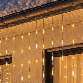 Ghirlandă LED de Crăciun pentru exterior 1200xLED/230V 25x0,56 m IP44 alb cald/alb rece