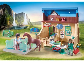 CENTRU VETERINAR SI DE TERAPIE - PLAYMOBIL HORSES OF WATERFALL (PM71352)